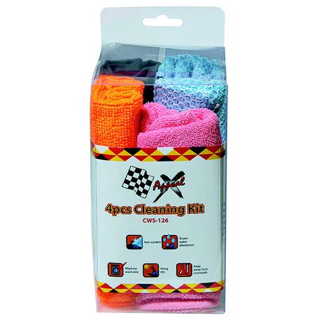 X-Appeal 4 Piece Cleaning Kit  CWS126