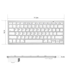 Load image into Gallery viewer, Slim Bluetooth Keyboard for Smartphones &amp; Computers
