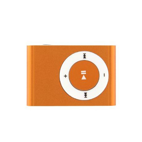 Mini Metal MP3 Player - Orange