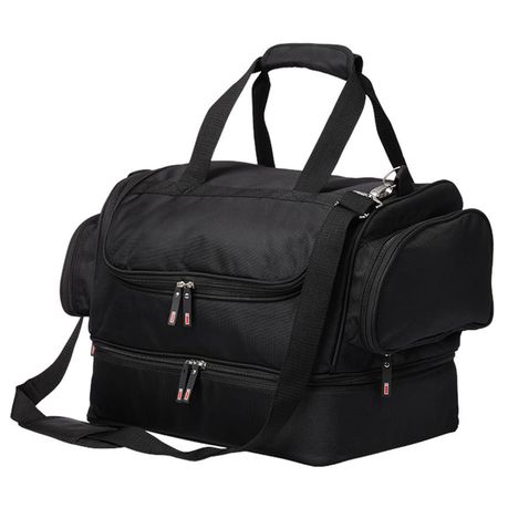 Large Supreme Double Decker Golf Bag - Black Buy Online in Zimbabwe thedailysale.shop
