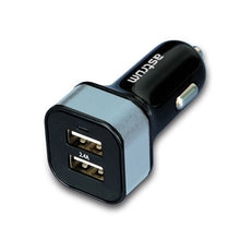 Load image into Gallery viewer, Astrum Dual USB Car Charger - CC340 - Silver
