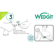 Load image into Gallery viewer, WEDGIT Tough Garden Hose Connector Starter Set for 13mm (1/2) Hose
