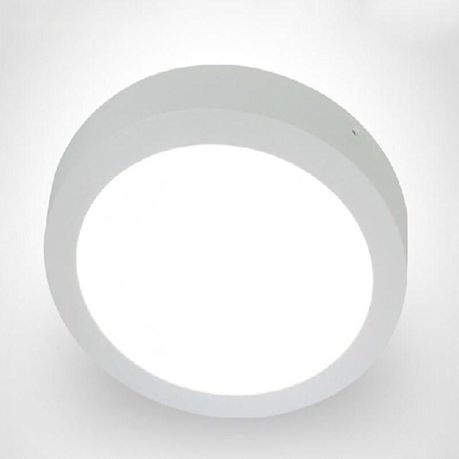 24W Round LED Surface Panel Light - White