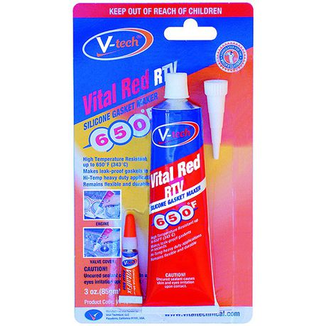 V-Tech Red RTV Silicone Gasket Maker Buy Online in Zimbabwe thedailysale.shop