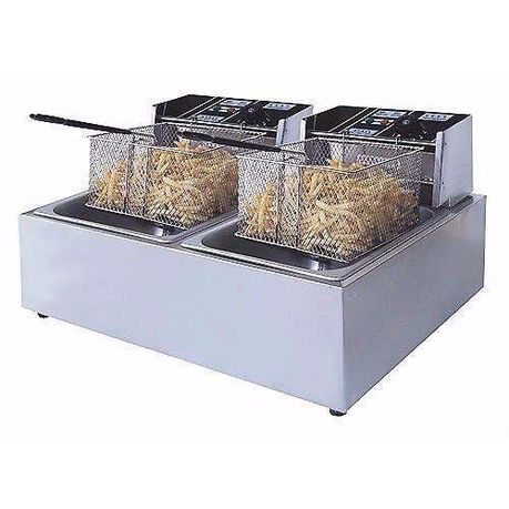 Two Tank Electric Chips Fryer - 5L