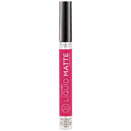 Yardley Stayfast Liquid Matte Vinyl KILLERPINK Buy Online in Zimbabwe thedailysale.shop