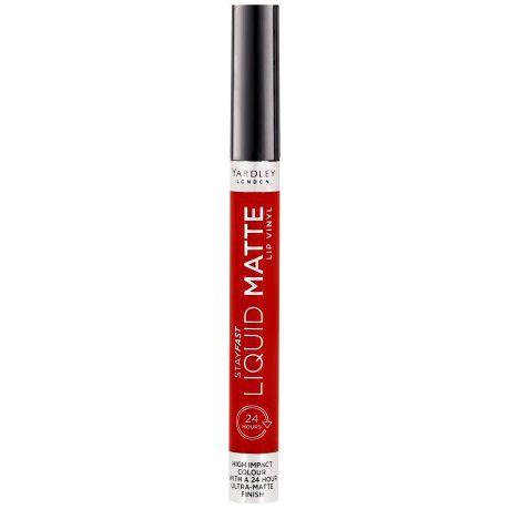 Yardley Stayfast Liquid Matte ENGINE RED Buy Online in Zimbabwe thedailysale.shop