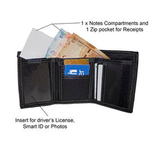 Load image into Gallery viewer, Fino Denim Chain Wallet with Scorpio Logo (SKCH017D) - Blue
