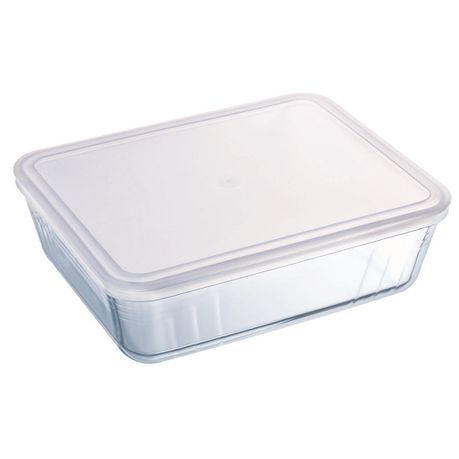 Pyrex - Storage Cook and Store Rectangular Dish With Lid- 2.6 Litre