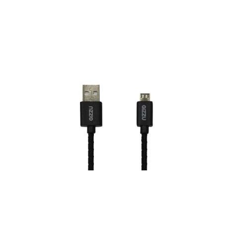 Gizzu Micro USB Braided Cable 1.2m - Black Buy Online in Zimbabwe thedailysale.shop