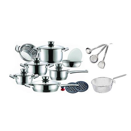 21-Piece Limited Edition Stainless Steel Induction Ready Cookware Set