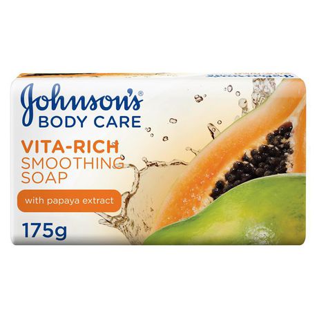 JOHNSON'S, Body Soap, Vita-Rich, Smoothing, 175g Buy Online in Zimbabwe thedailysale.shop