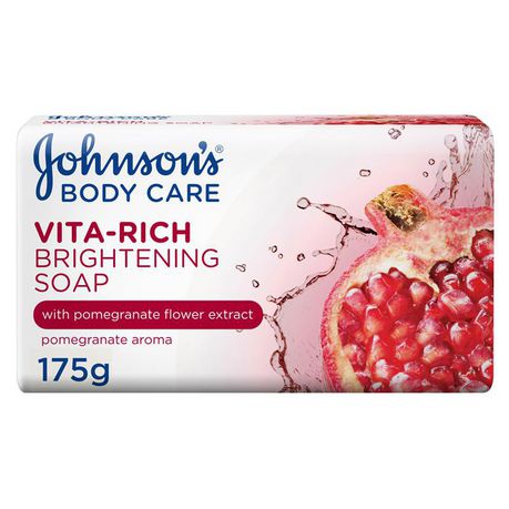 JOHNSON'S, Body Soap, Vita-Rich, Brightening, 175g Buy Online in Zimbabwe thedailysale.shop