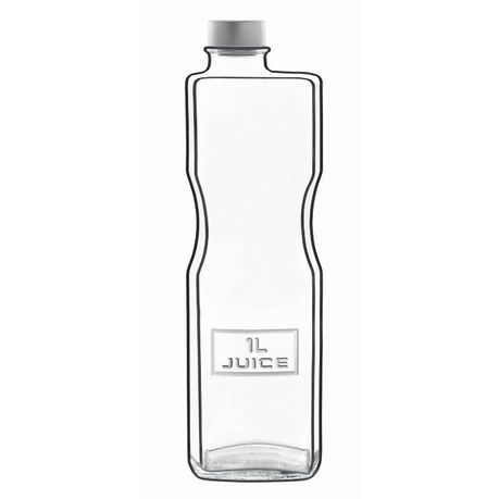 Luigi Bormioli - 1 Litre Optima Glass Juice Bottle