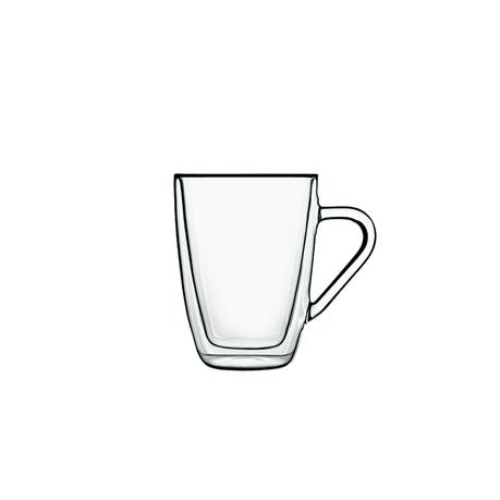 Luigi Bormioli - 320ml Thermic Glass Mug - Set of 2 Buy Online in Zimbabwe thedailysale.shop