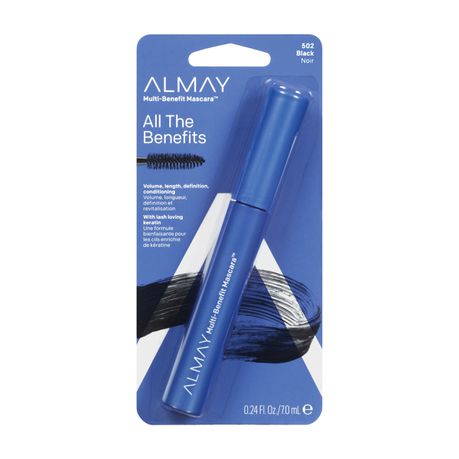 Almay One Coat Multi Benefit Mascara Waterproof - Black