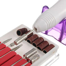 Load image into Gallery viewer, Professional Manicure Pedicure Electric Drill File Nail Art Pen Machine Set
