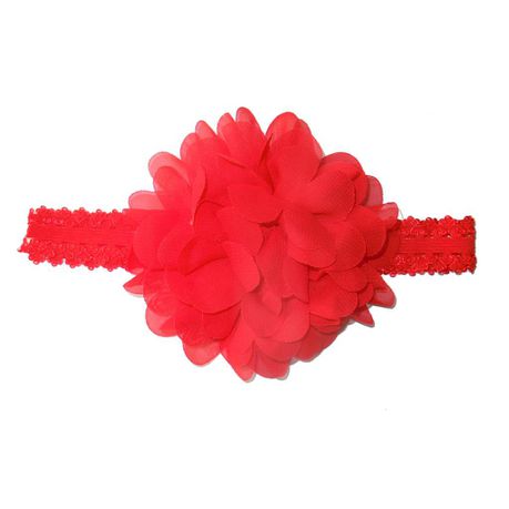 Chiffon Headband Detailed Lace - Red Buy Online in Zimbabwe thedailysale.shop