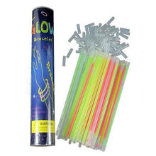 Load image into Gallery viewer, 100 Pieces Premium Glow Sticks Bracelets Neon Light
