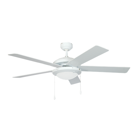 Bright Star Lighting - 132 cm 5 Blade Ceiling Fan - White