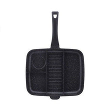 Load image into Gallery viewer, Royalty Line 32cm Marble Coating 4-in-1 Grill &amp; Fry Pan - Black
