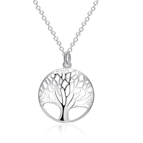 Unexpected Box Tree of Life Necklace - Silver Buy Online in Zimbabwe thedailysale.shop