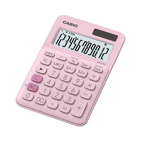 Casio MS-20UC Desktop Calculator - Pink Buy Online in Zimbabwe thedailysale.shop