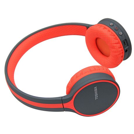 Toshiba Wireless Bluetooth Headphone With Mic - Orange Buy Online in Zimbabwe thedailysale.shop