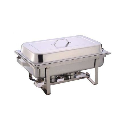 Stainless Steel 11 Liter Single Tray Chafing Dish - Food Warmer