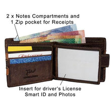 Load image into Gallery viewer, Fino Genuine Leather 2 Tone Wallet With Clip (DWS803)
