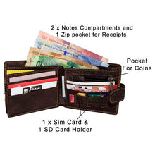 Load image into Gallery viewer, Fino Genuine Leather 2 Tone Wallet With Clip (DWS803)
