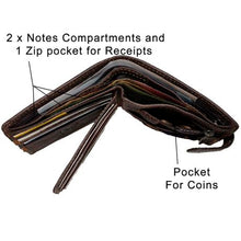 Load image into Gallery viewer, Fino Genuine Leather 2 Tone Wallet With Clip (DWS803)
