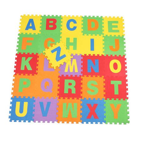 Educational Alphabet Eva Foam Floor Mat for Kids (26 Pieces)