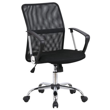 Mid Back Chrome Office Chair Buy Online in Zimbabwe thedailysale.shop