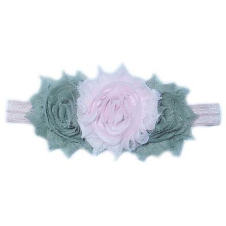 Baby Headbands Girl's Trip Headband - Grey & Pink Buy Online in Zimbabwe thedailysale.shop