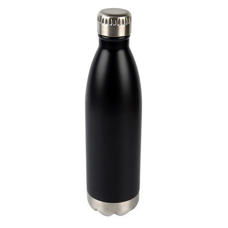 Leisure-Quip Stainless Steel Vacuum Bottle Flask 500ml - with Black Coating