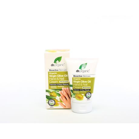 Dr.Organic Virgin Olive Oil Hand & Nail Cream - 125ml Buy Online in Zimbabwe thedailysale.shop