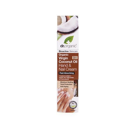 Dr.Organic Virgin Coconut Oil Hand & Nail Cream - 100ml