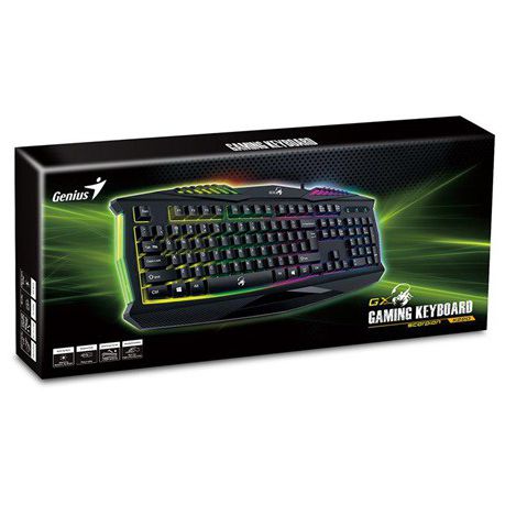 Genius - Keyboard - USB Scorpion K220 Black (PC)
