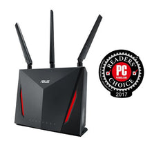 Load image into Gallery viewer, ASUS RT-AC86U AC2900 Dual-Band Wi-Fi Gigabit Fibre-Ready Gaming Router, PS5 Compatible
