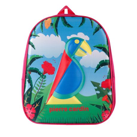 Pierre Cardin 3D Parrot Kids Backpack - Pink Buy Online in Zimbabwe thedailysale.shop