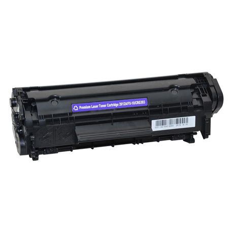 Generic HP Q2612A / Canon FX-9 FX-10 / 2612A 2612 12A Black Compatible Toner Cartridge