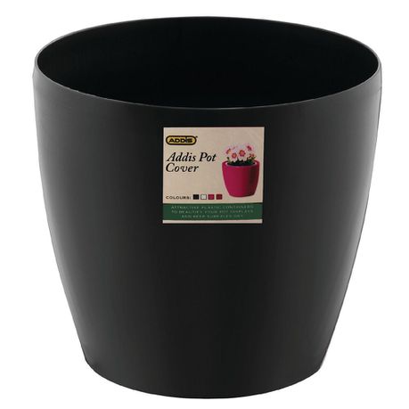 Addis - 20cm Plant Pot Covers - Graphite Buy Online in Zimbabwe thedailysale.shop
