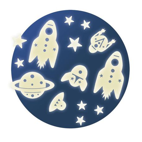 Djeco Glow In The Dark Stickers Mission Space Buy Online in Zimbabwe thedailysale.shop