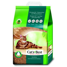 Load image into Gallery viewer, Cat's Best - Sensitive 7.2Kg/ 20L Clumping ECO cat litter
