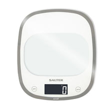 Load image into Gallery viewer, Salter Curve Glass Electronic Scale - White
