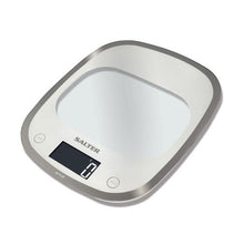 Load image into Gallery viewer, Salter Curve Glass Electronic Scale - White
