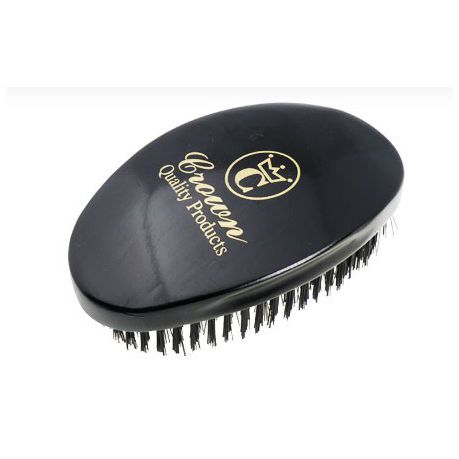 Crown Quality 360 & 720 Medium Wave Brush - Onyx Black Buy Online in Zimbabwe thedailysale.shop
