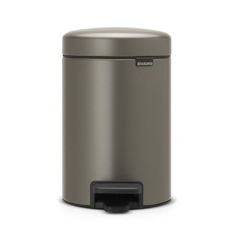 Brabantia - New Icon Pedal Bin - 3 Litre Platinum