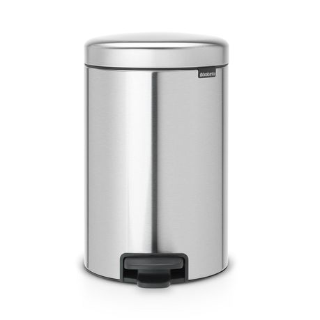 Brabantia - New Icon Pedal Bin - 12 Litre Matt Steel FFP